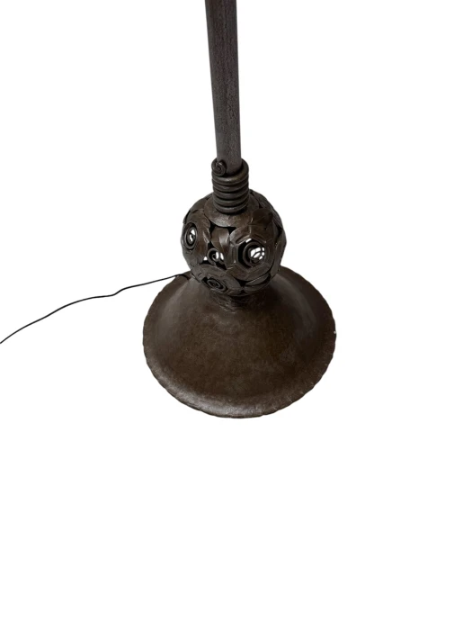 Art Deco Amsterdamse School Floor Lamp by Amsterdamsche Kunstsmederij, 1920s